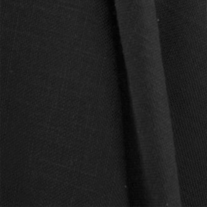Tissu Aspect Lin Noir 19 Tissu Aspect Lin Noir 19