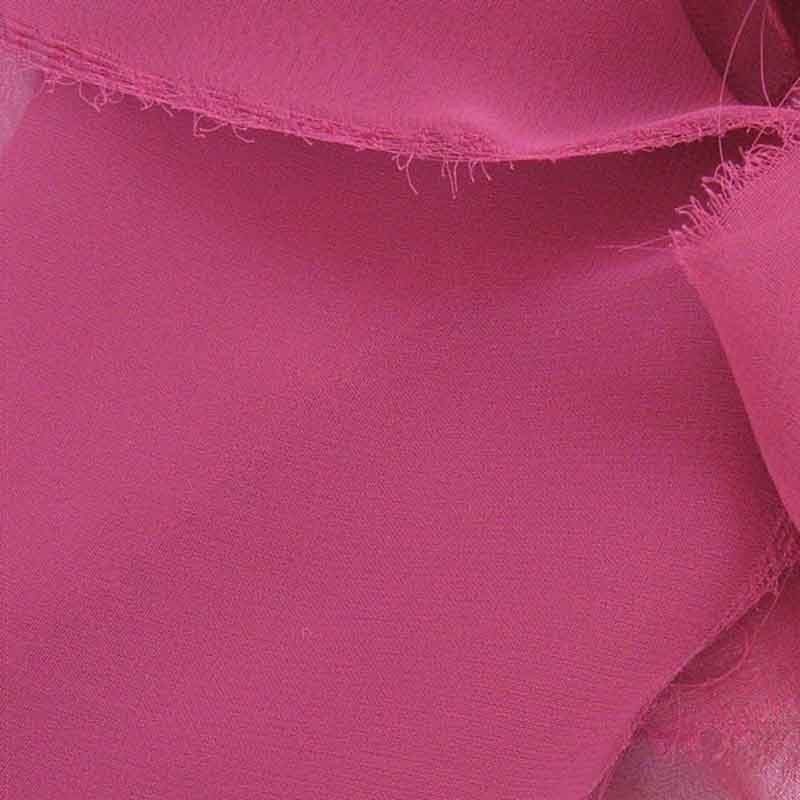 Tissu Mousseline unie Fuchsia Tissu Mousseline unie Fuchsia