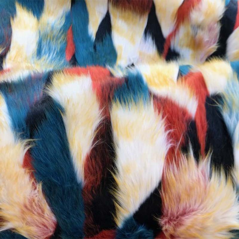 Fausse Fourrure Dahu Multicolore Fausse Fourrure Dahu Multicolore