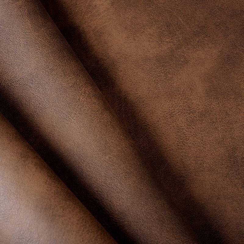 Tissu simili cuir de grande qualité couleur Brun