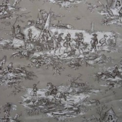 Toile de Jouy Histoire D'eau Lin