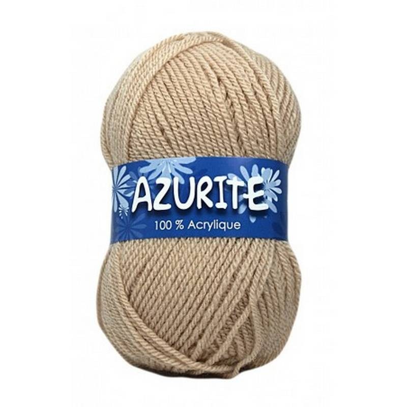 Fil à tricoter Laine Azurite Beige Clair 1300-3057 Fil à tricoter Laine Azurite Beige Clair 1300-3057