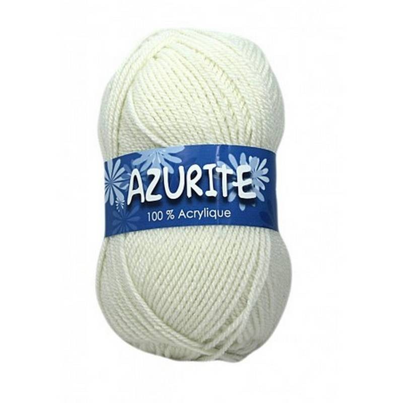 Fil à tricoter Laine Azurite Blanc Cassé 1300-0211 Fil à tricoter Laine Azurite Blanc Cassé 1300-0211