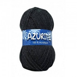 Fil à tricoter Laine Azurite Gris Foncé 1300-3077