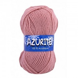 Fil à tricoter Laine Azurite Vieux Rose 1300-1979