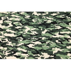 Coton Imprimé Camouflage