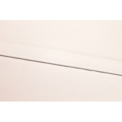 Jersey de Coton Uni Blanc