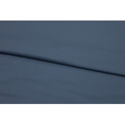 Jersey de Coton Uni Bleu Jean