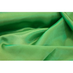 Tissu satin polyester Vert