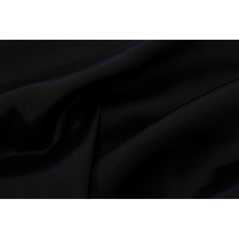 Tissu satin polyester Noir Tissu satin polyester Noir