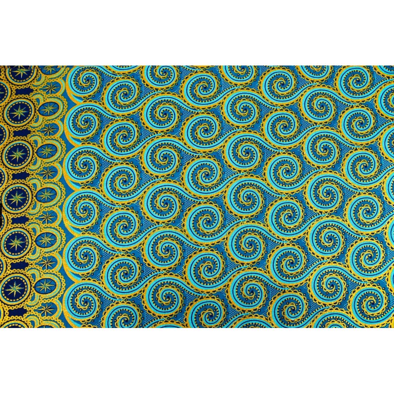 Wax Brillant Spirale Bleu Wax Brillant Spirale Bleu