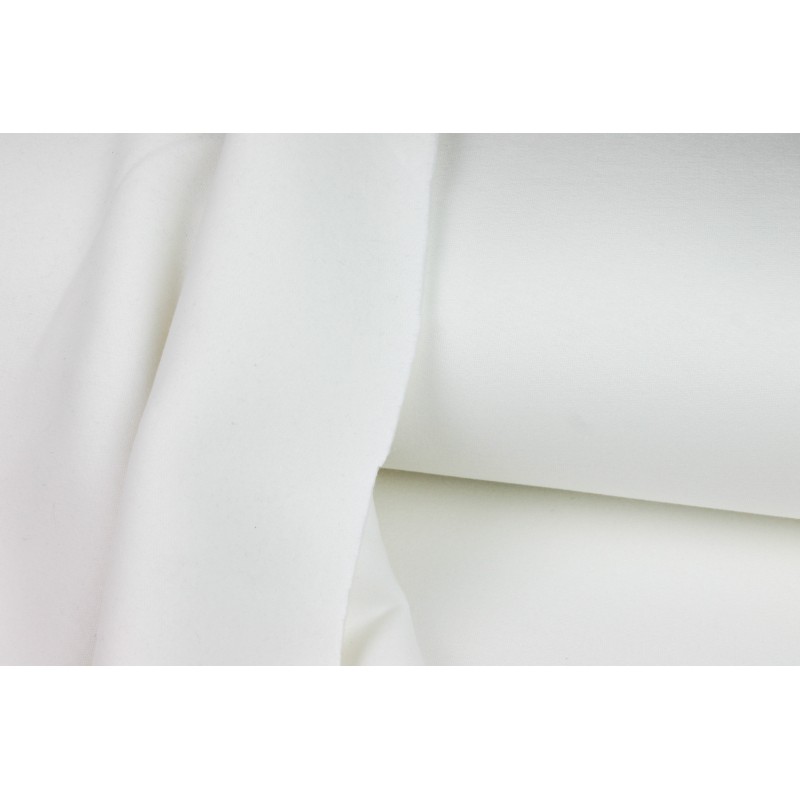 Tissu Sweat Blanc Envers Gratté Tissu Sweat Blanc Envers Gratté