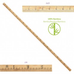 Règle bambou 1m - bambou