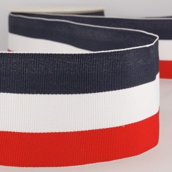 Ruban tricolore - bleu/blc/rouge
