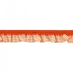Ruban rayures froncé elastique 15 mm