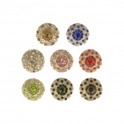 Bouton strass colores/arg