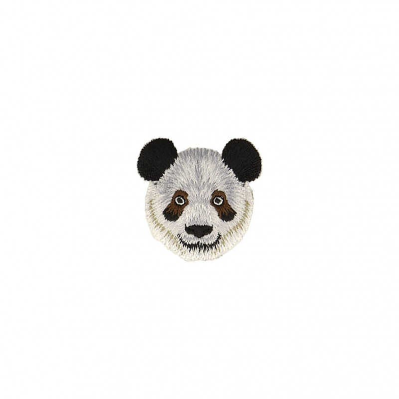 Ecusson tete animaux - panda