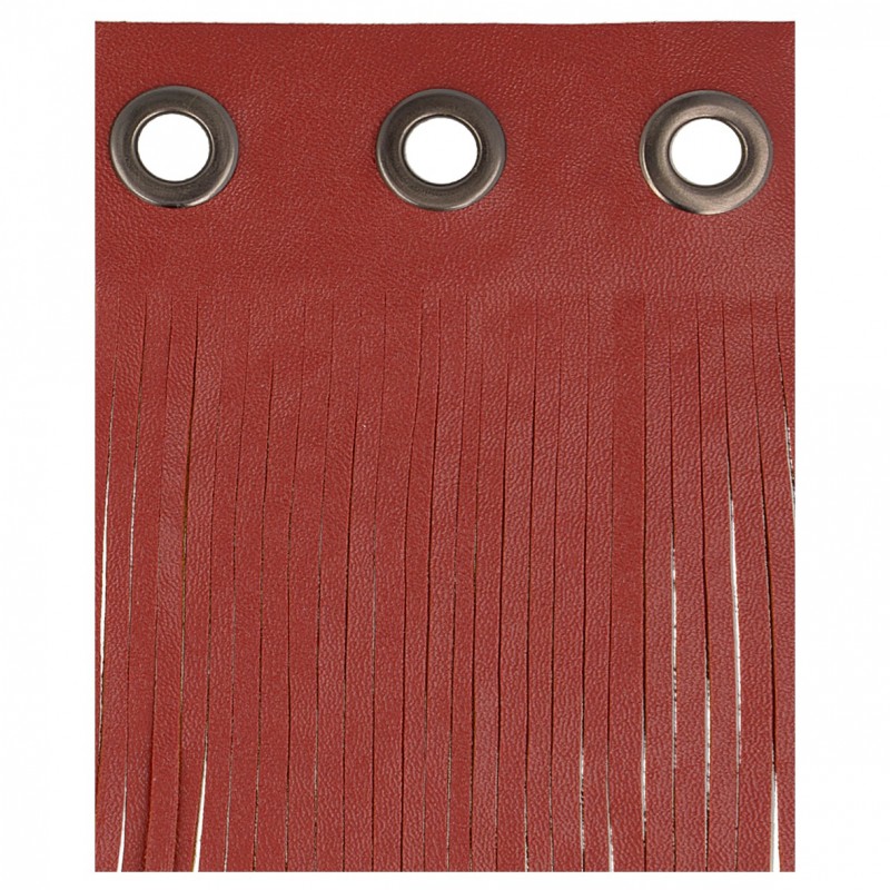 Frange oeillets simili cuir 105mm Frange oeillets simili cuir 105mm