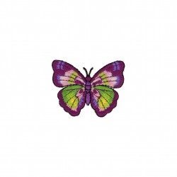 Ecussons papillons - violet