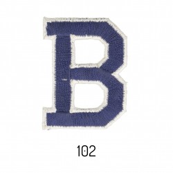 Lettres baton - marine b