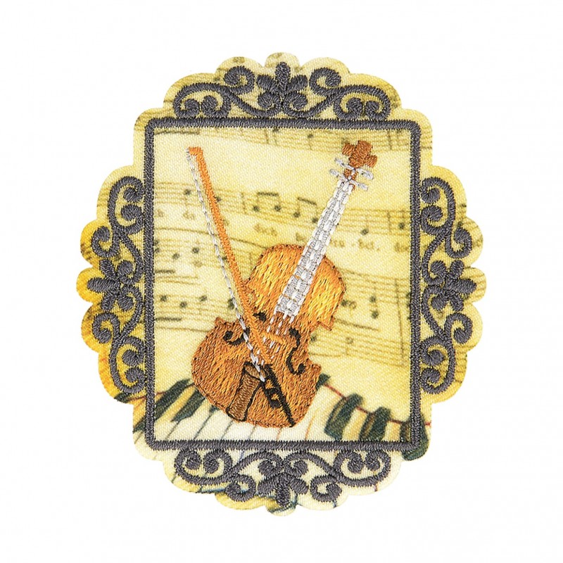 Ecusson vintage - violon