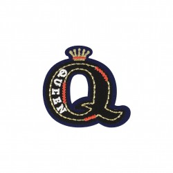 Ecusson lettre royale - q queen