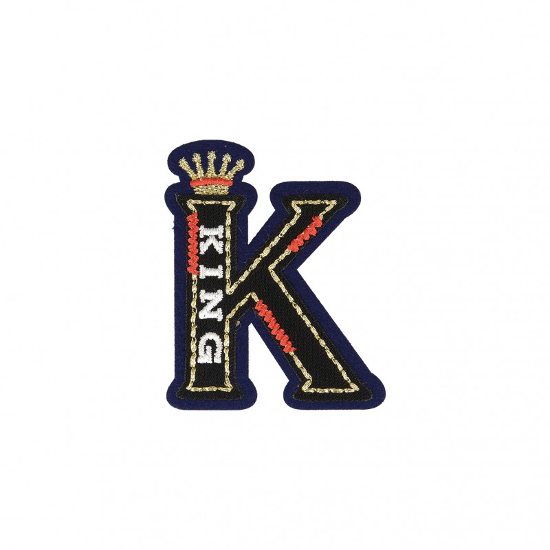 Ecusson lettre royale - k king