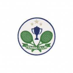 Ecusson blason sport - tennisclub vert
