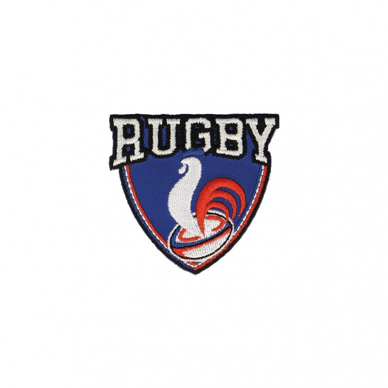 Ecusson rugby - rugby coq