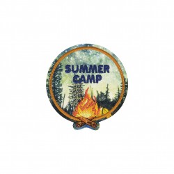 Ecusson nature imprime - summer camp