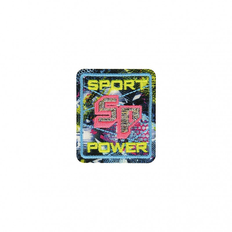 Ecusson sport fluo - sport power