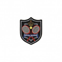 Ecusson sport et royal - royal tennis