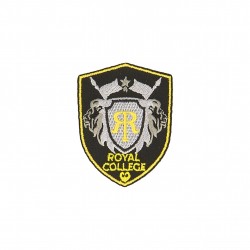 Ecusson royal college - noir/jaune