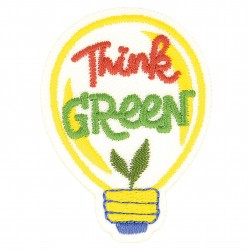 Ecusson eco friendly theme - think green
