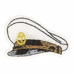 Ecusson chapeau marin - capitaine