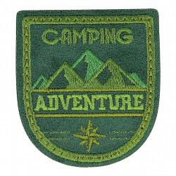 Ecusson sport classique - vert camping