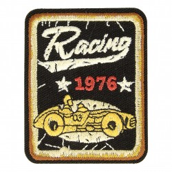 Ecusson sport retro - racing 1976