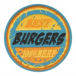 Ecusson sport retro - best burgers