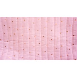 Double Gaze Matelassé Pailleté Rose