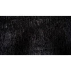 Fausse Fourrure Noir à poil long
