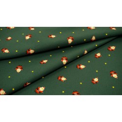 Zoom sur le motif santa