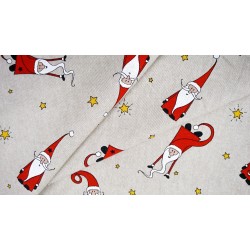 Polycoton étoile et père noël