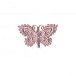 Papillon crochet- rose layette