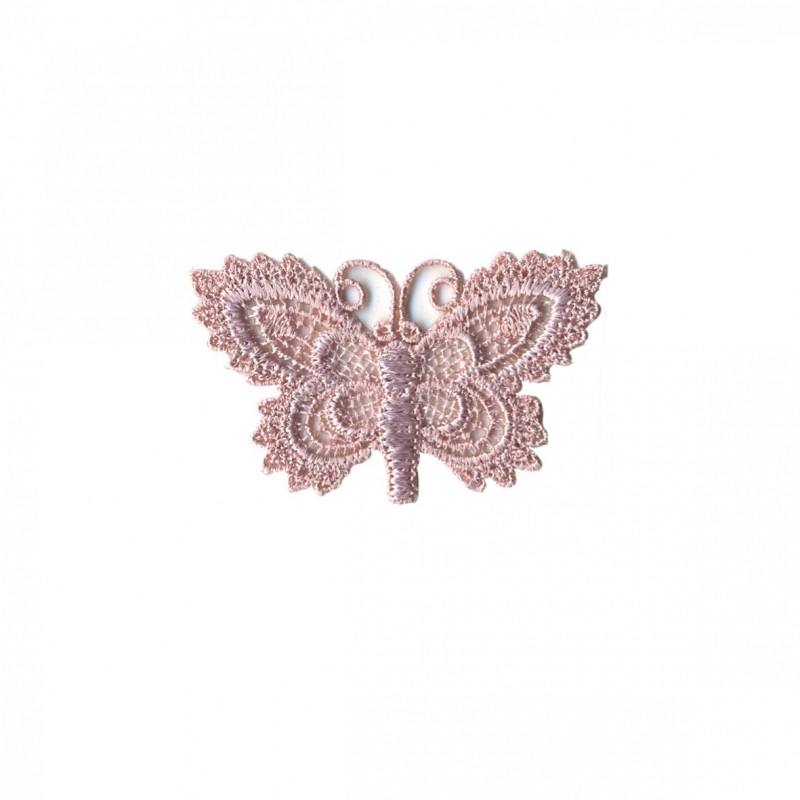 Papillon crochet- rose layette