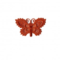 Papillon crochet- orange
