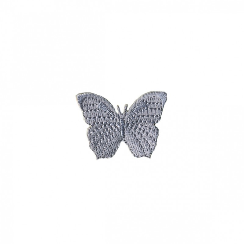 Pm papillon 3x4 - gris cendre