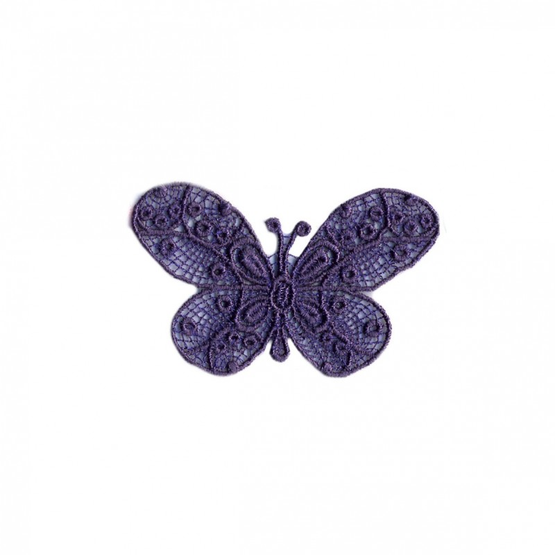 Papillon dentelle - violet