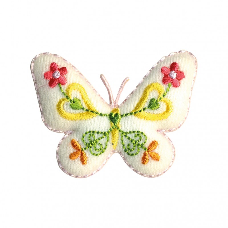 Papillon feutrine&motif - 4