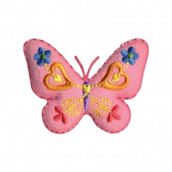 Papillon feutrine&motif - 3