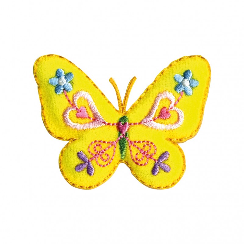 Papillon feutrine&motif - 1